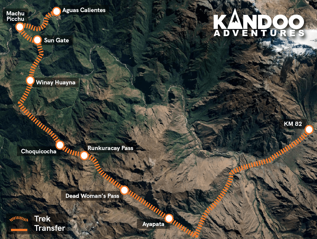 Inca-trail-map