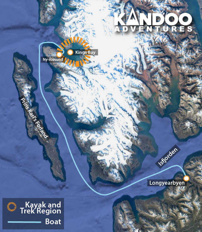 Svalbard - Kings Bay Map