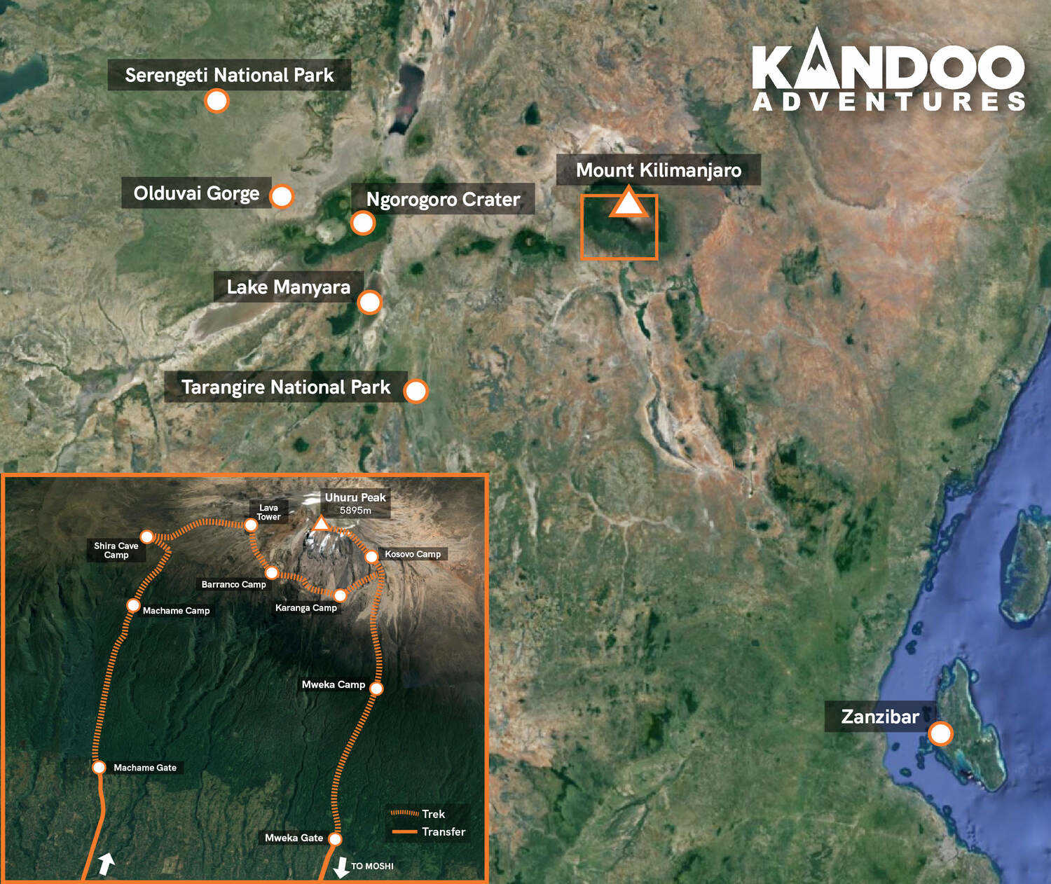 Ultimate Tanzania Map