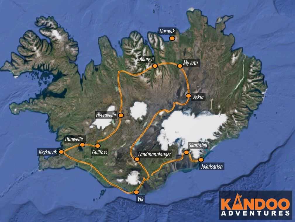 Volcanoes deserts and glaciers map