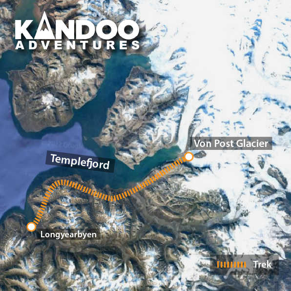 Von Post Glacier Map