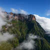 Auyan Tepui in the clouds Guyana