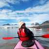 Kayak expedition in the Five Glaciers region, Svalbard