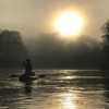 Sunset over the Shiripuno river