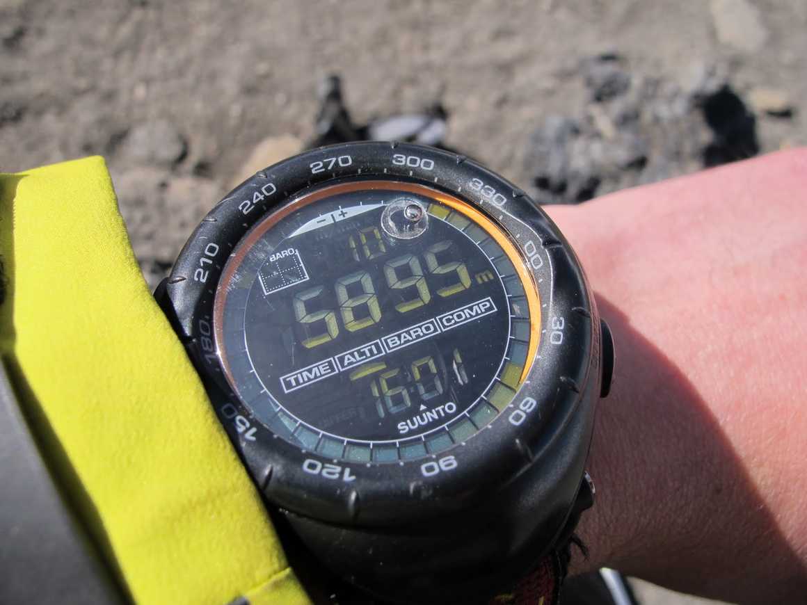 Altitude on the summit of Kilimanjaro