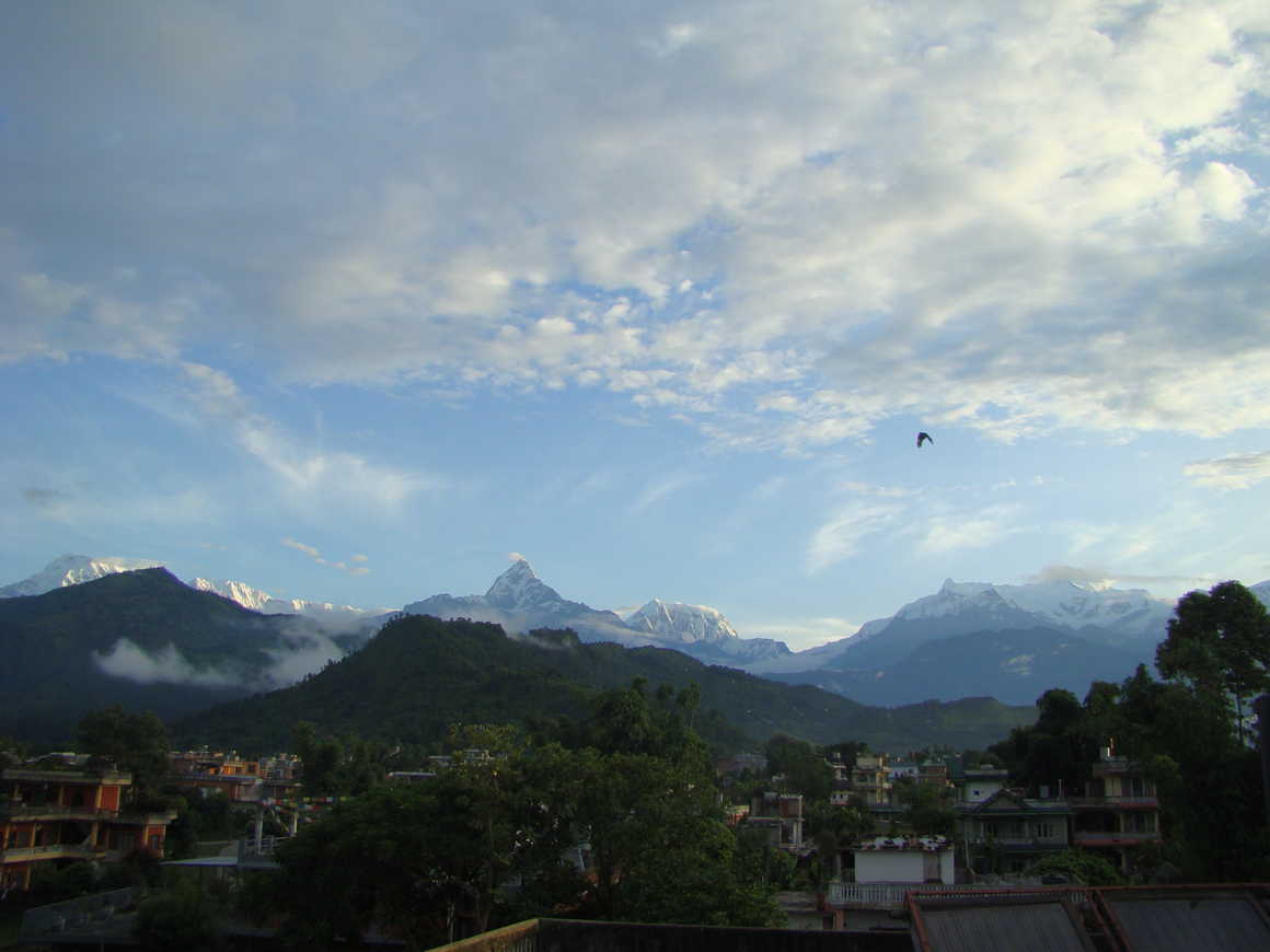 Annapurna range from Pokhara