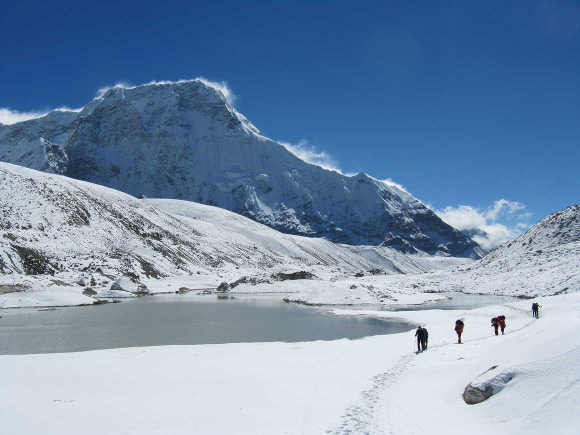 Baruntse, in the Everest region