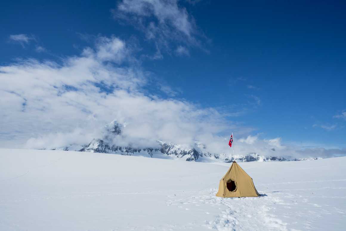 Base camp in Spitsbergen