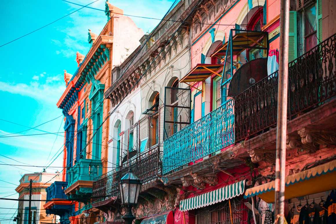 Buenos Aires streets in Argentina