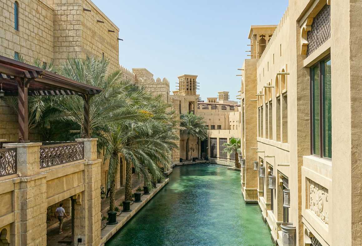 Canal running through Souk Madinat Jumeriah