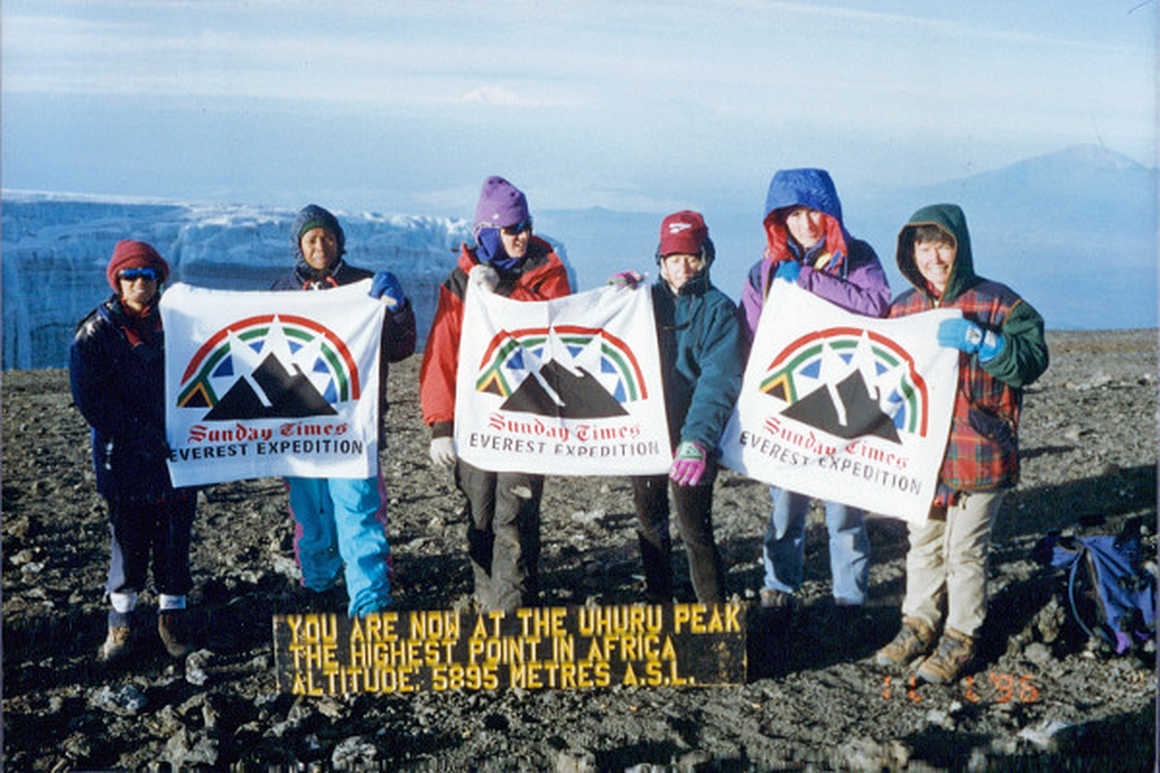 Cathy O Dowd climbs Kilimanjaro