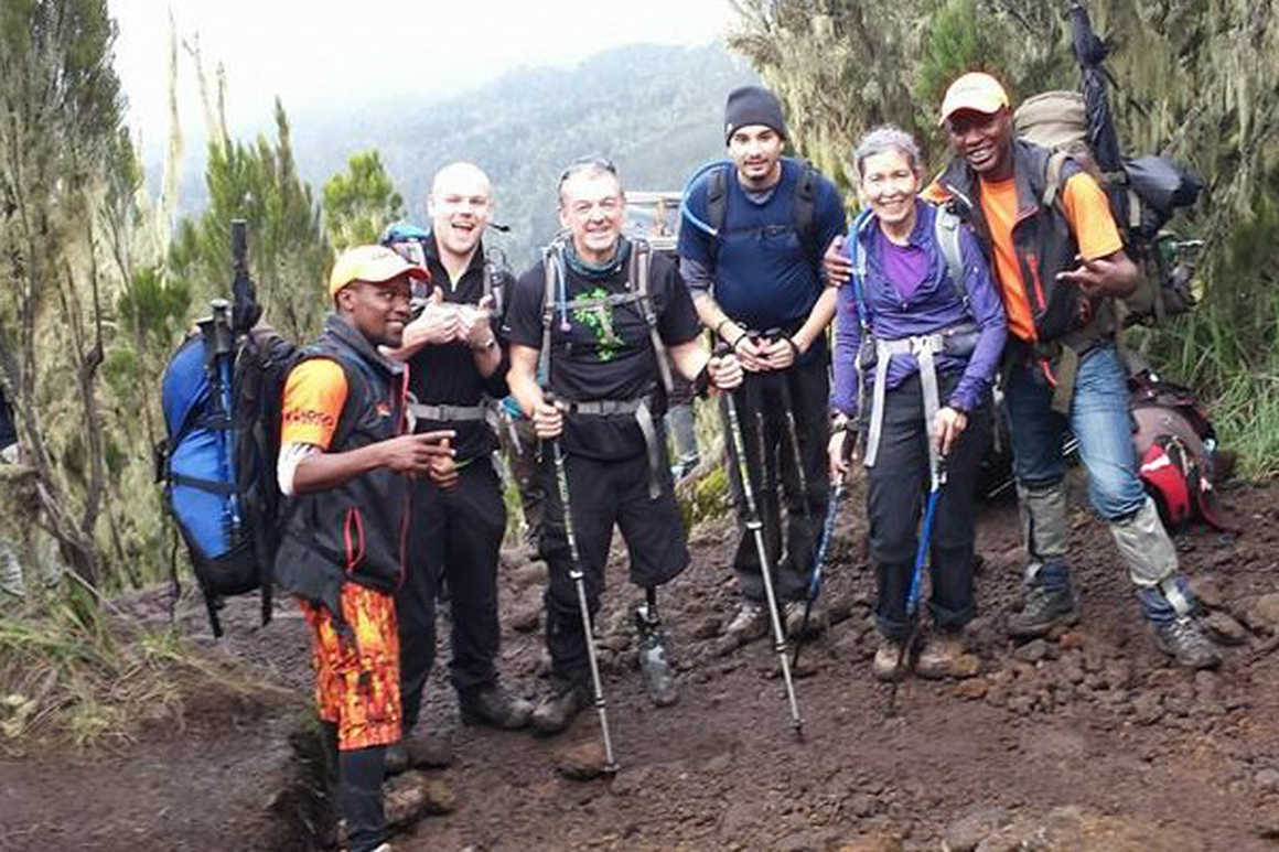 Chris Arthey in Kilimanjaro