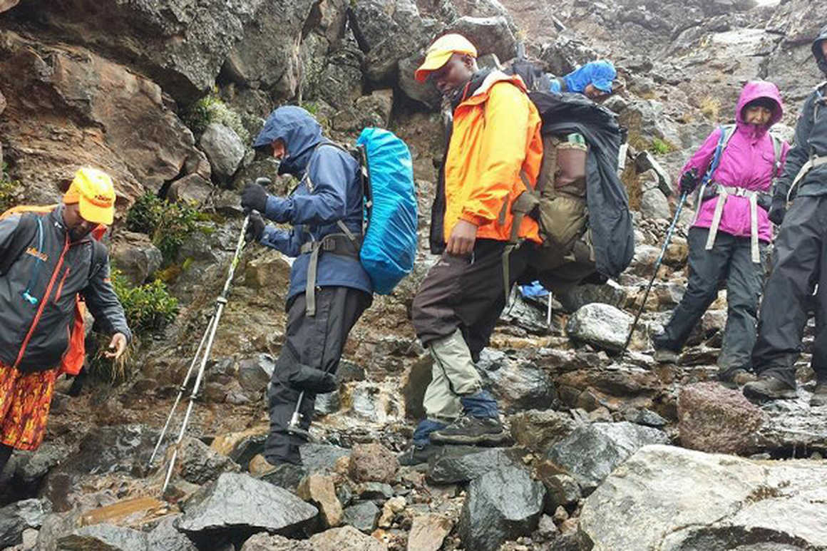 Chris Arthey in Kilimanjaro