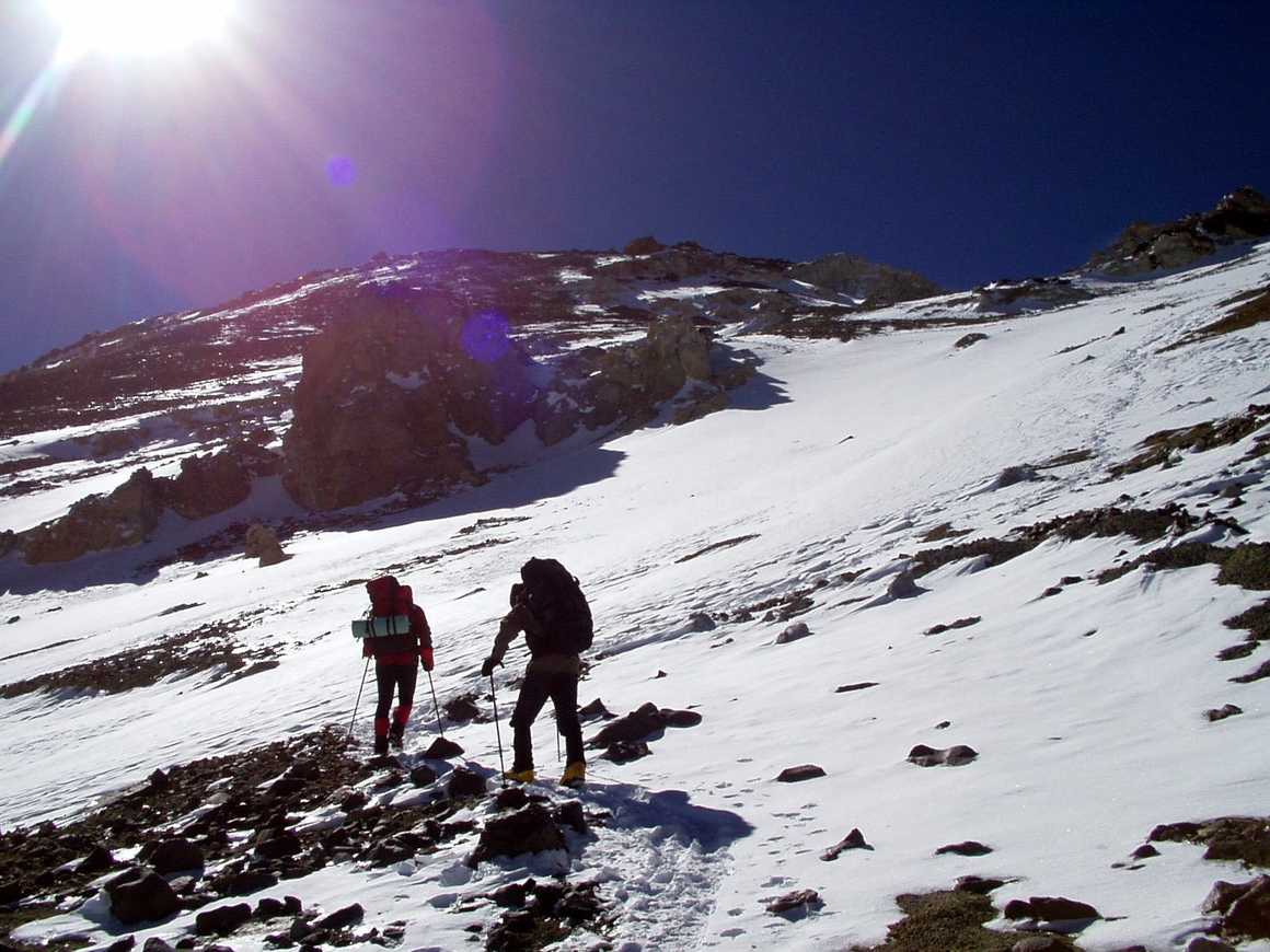 Climbers on Aconcagua