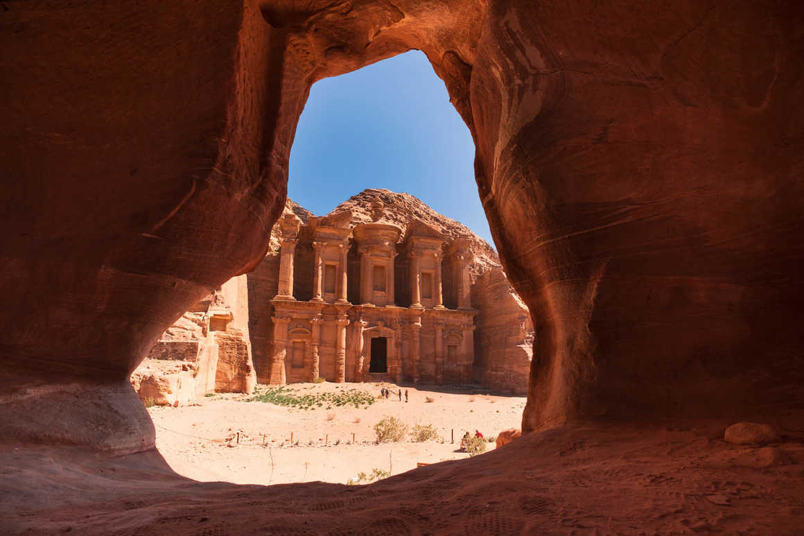 Deir Monastery at Petra in Jordan