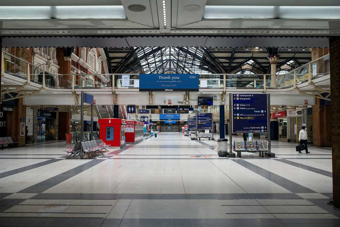 Empty airport during Covid19 crisis