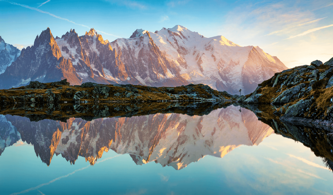 French Alps Mont Blanc