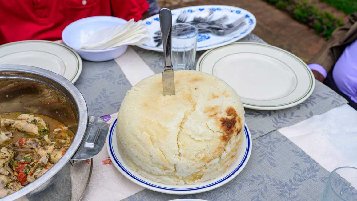 Fresh Tanzanian ugali