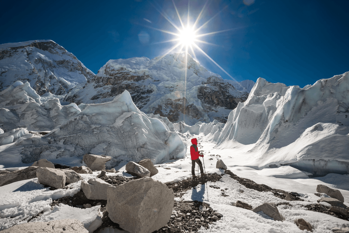 Glacier near Everest Base Camp