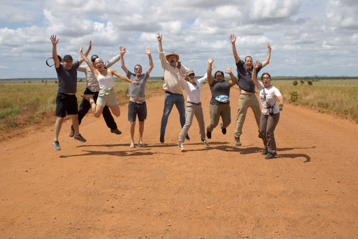 group-jump-pose