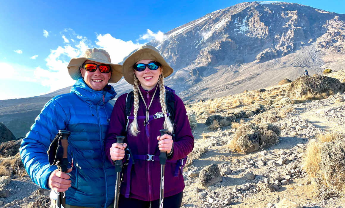 Hikers at Kilimanjaro