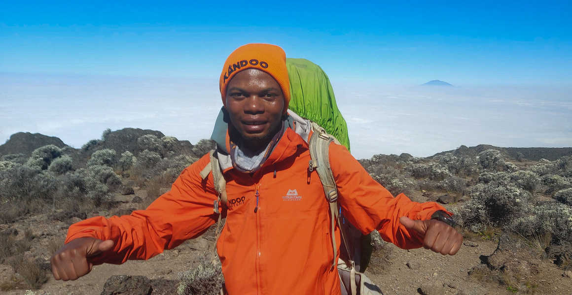 Kandoo Adventures guide at Kilimanjaro