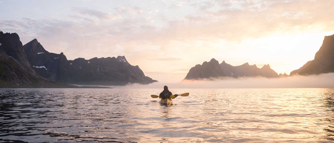 Kayaking in Lofoten