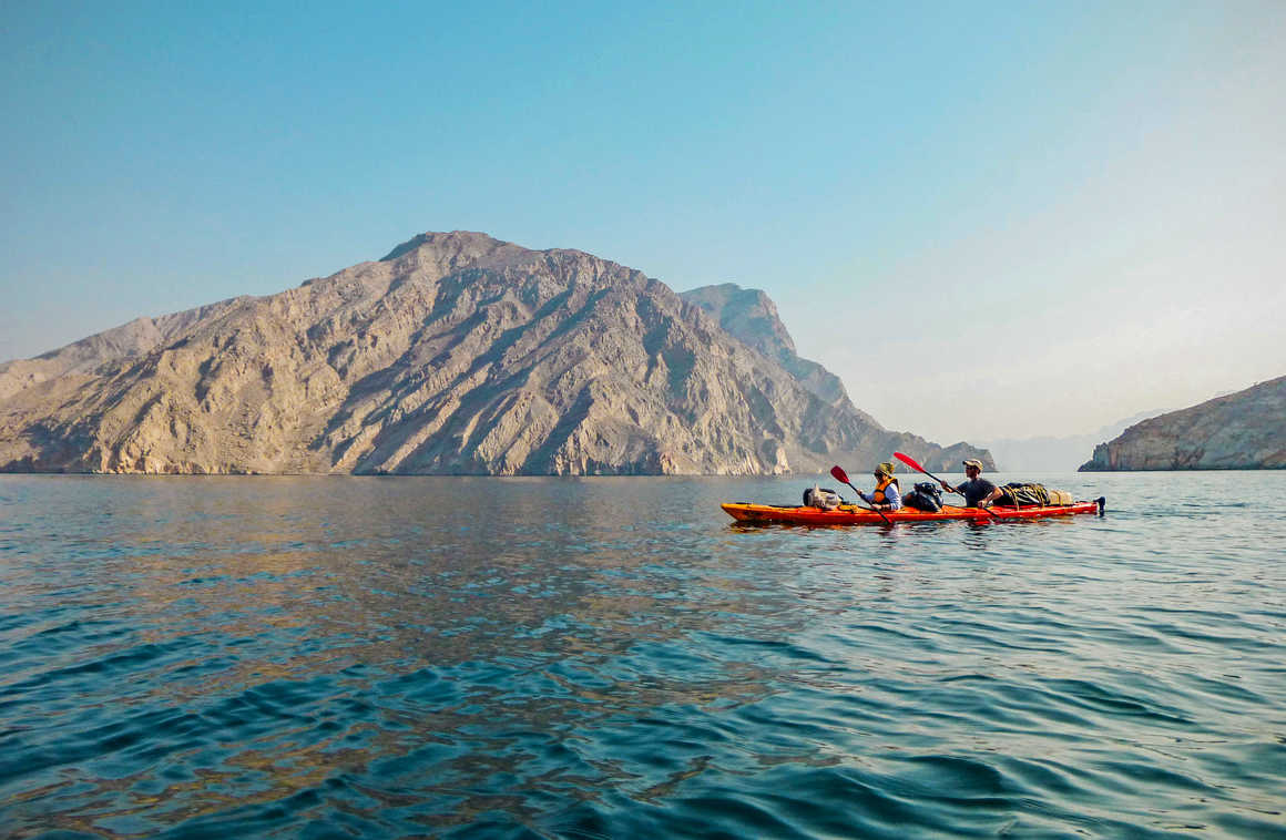 Kayaking in the Musandam fjords