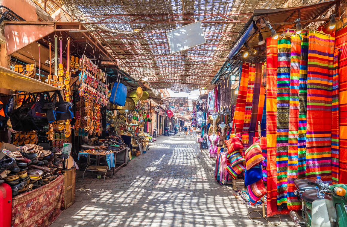 Market in Marrakesh, Morocco