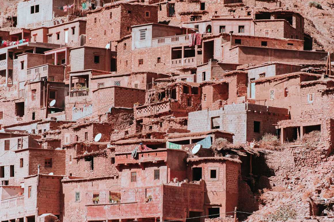 Moroccan-mountain-town