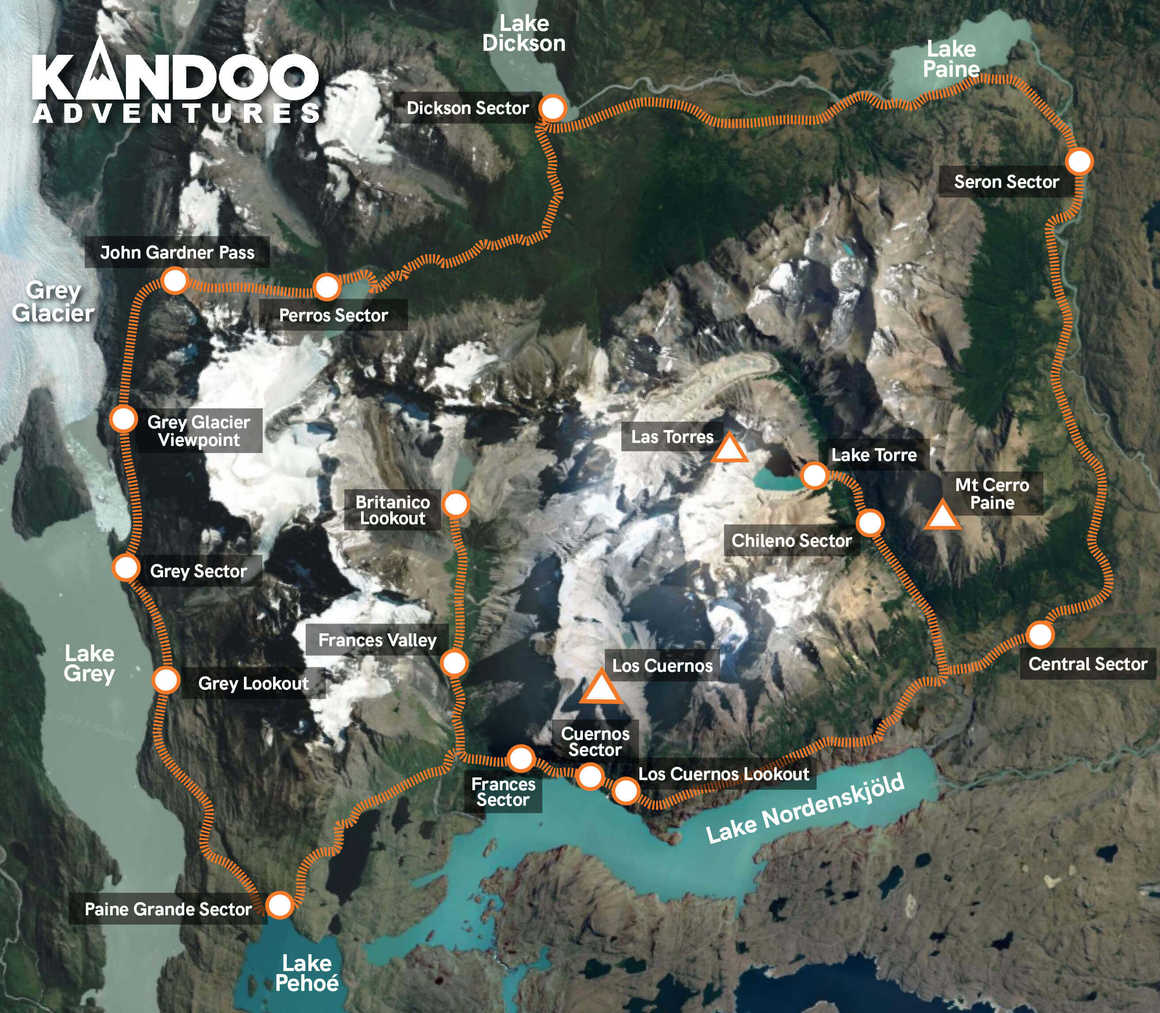 O Circuit Route Map