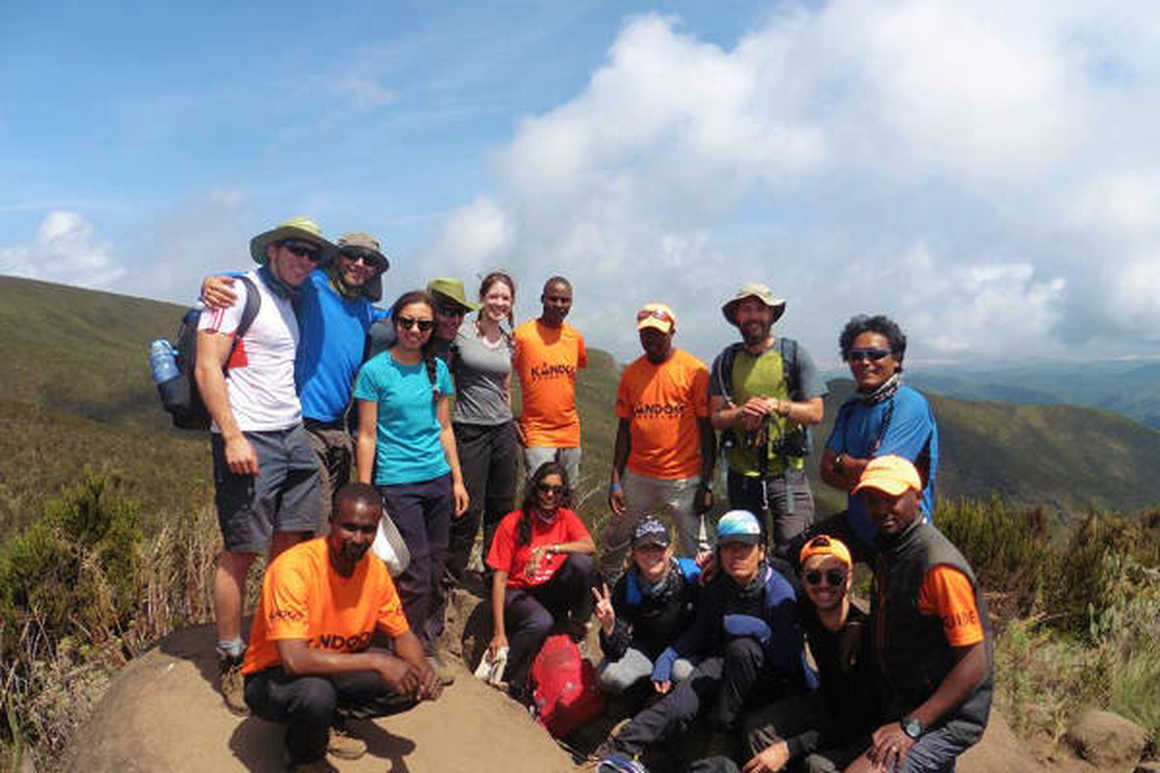 Our Nepal guide, Dorchi, summits Kilimanjaro