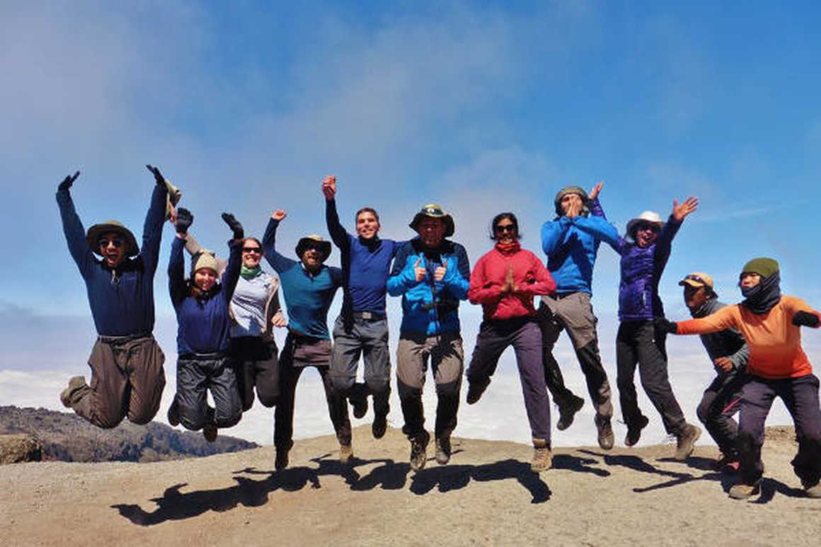 Our Nepal guide, Dorchi, summits Kilimanjaro