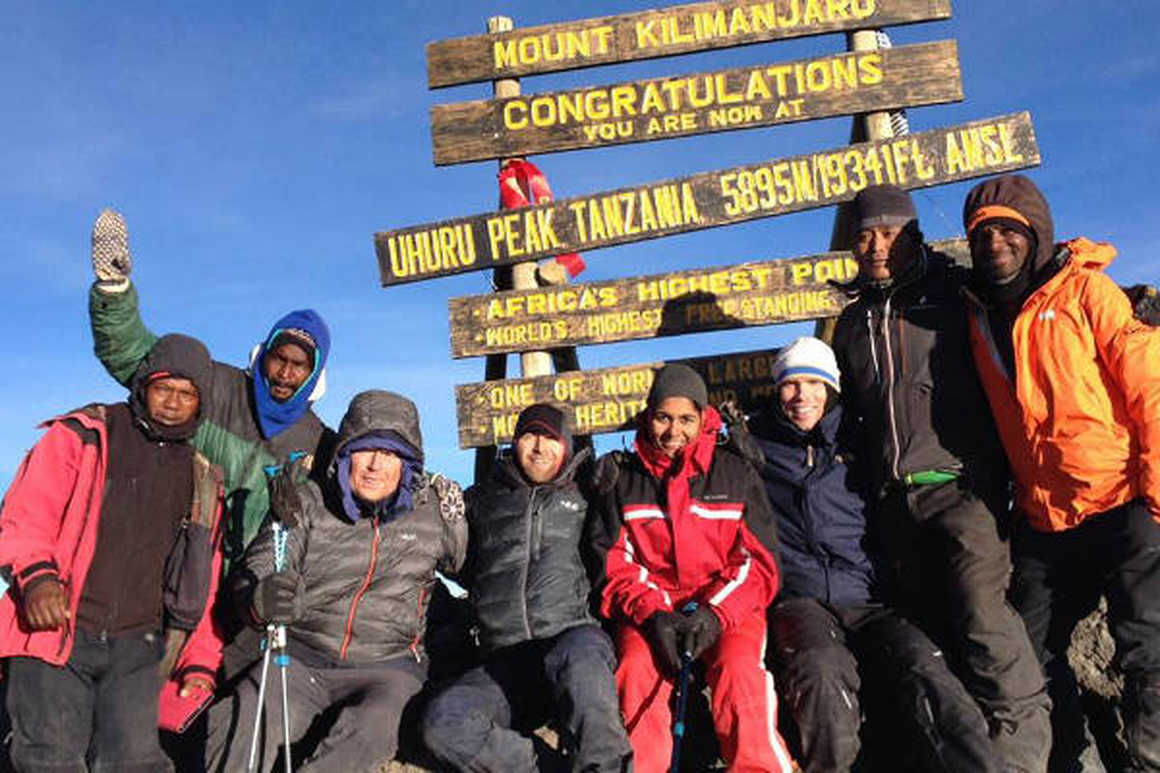 Our Nepal guide, Dorchi, summits Kilimanjaro