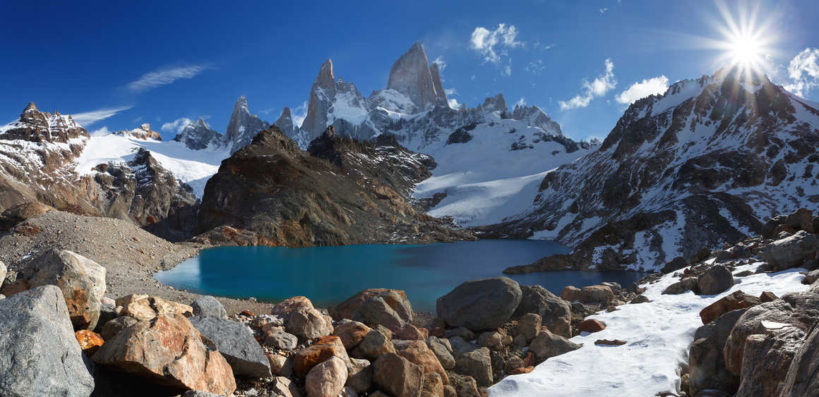 Peaceful lanscape in El Chalten National Park