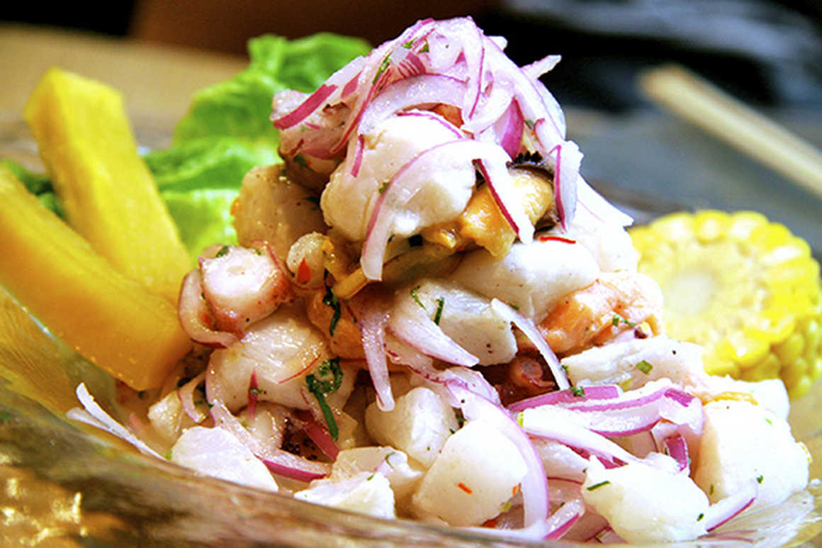 Peruvian ceviche