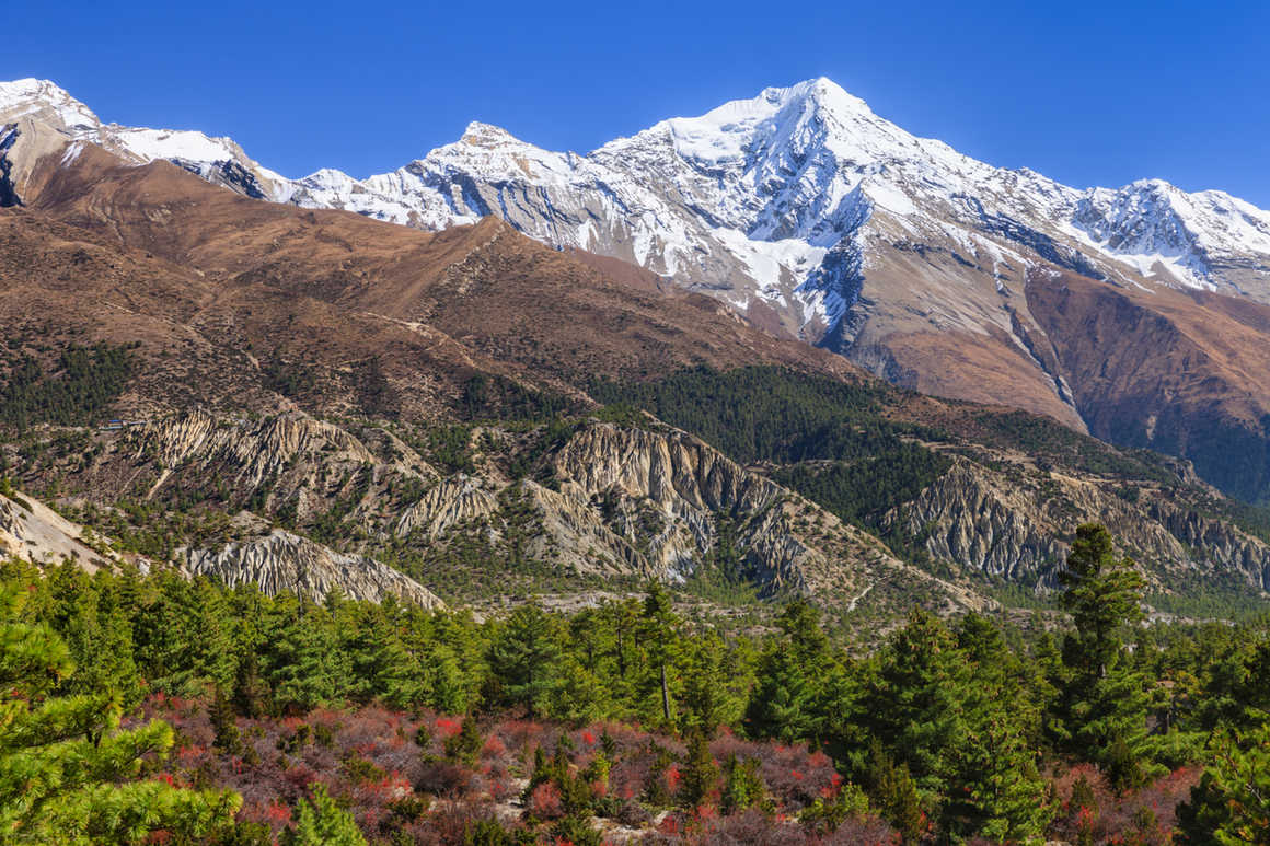 Pisang Peak in Annapurna Conservation Area, Nepal