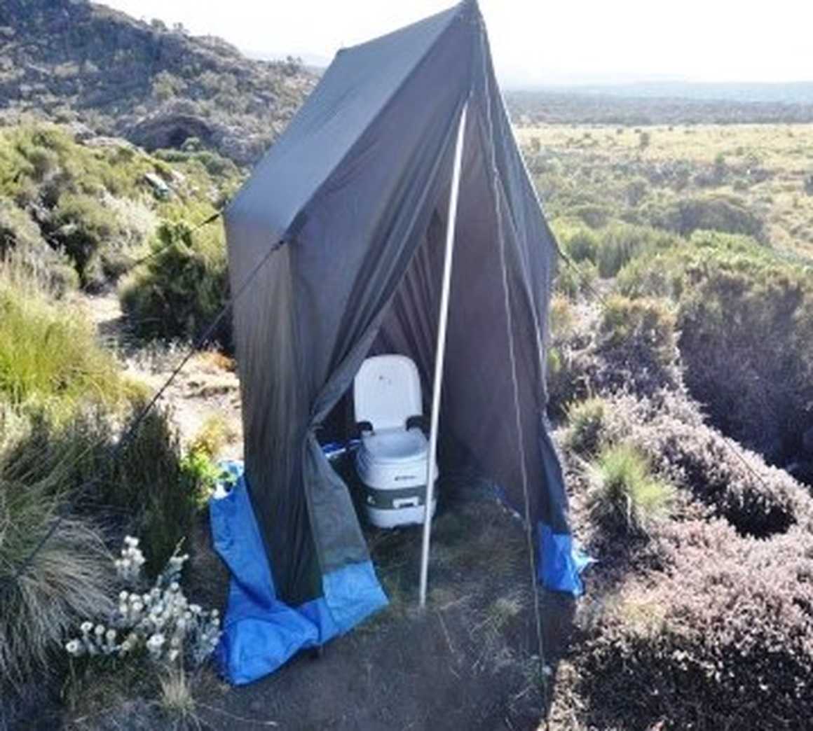 Private toilet in Kilimanjaro