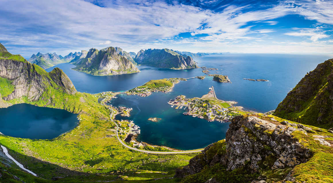 Reinebringen, Lofoten islands, Northern Norway