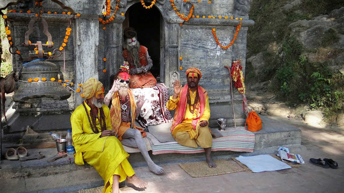 Sadhus in Katmandu