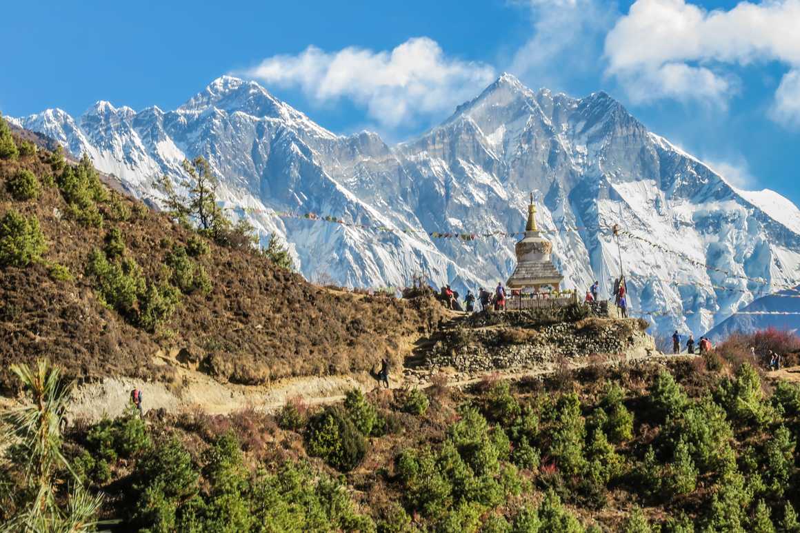 Stupa, Namche Bazaar, Nepal