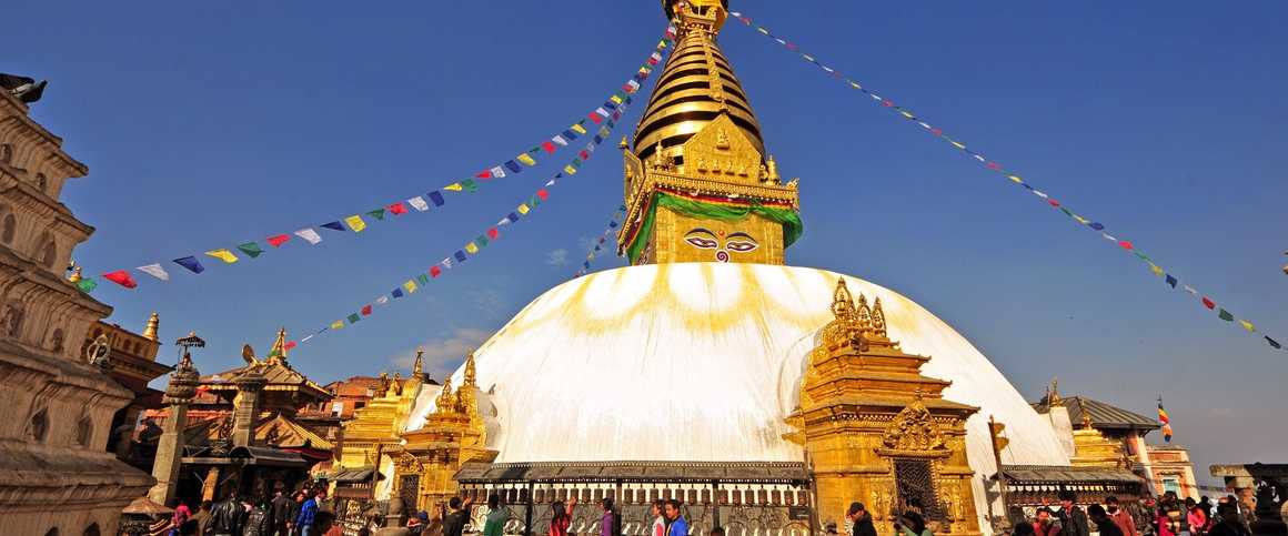 Swayambhunath temple in Katmandu
