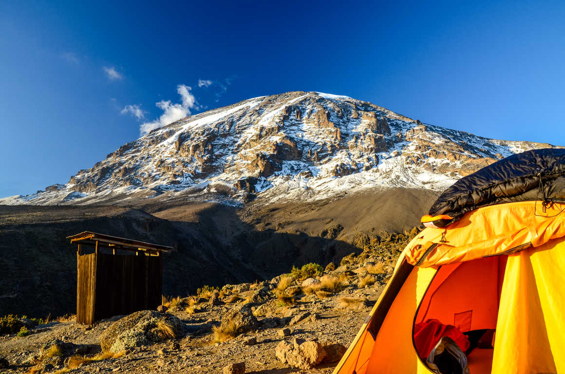 Tent on Kilimanjaro Trek