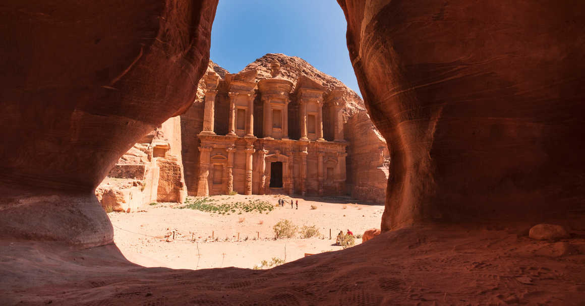 The Monastery at the city of Petra, Jordan