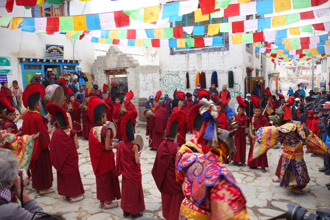 Traditional celebrations in the Mustang District, Nepal