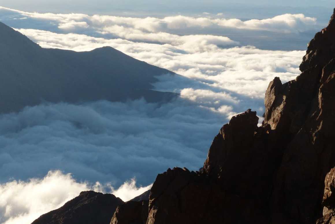 View from the summit of Toubkal