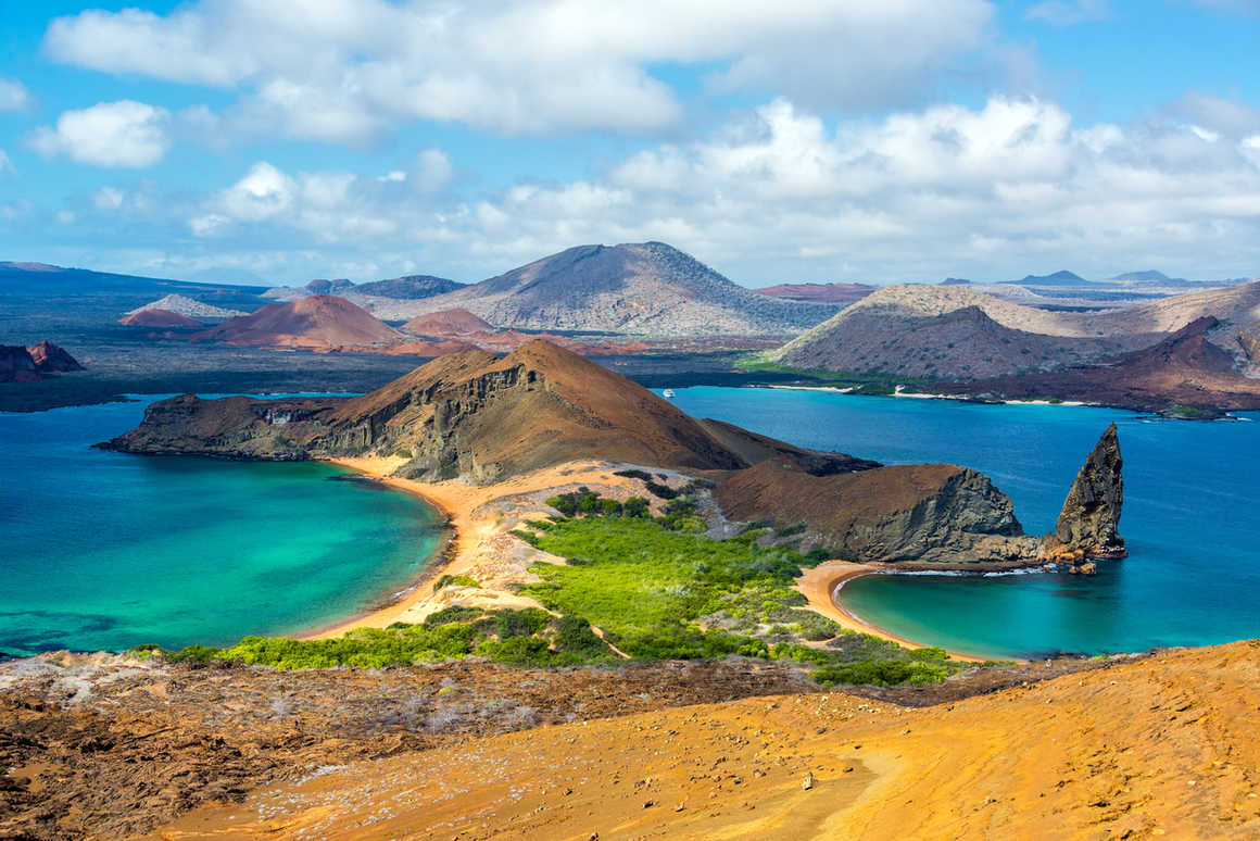 View of the Galapagos Islands - Ecuador