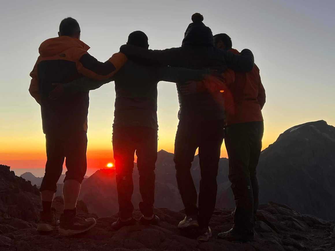 Watching-the-sunset-at-camp