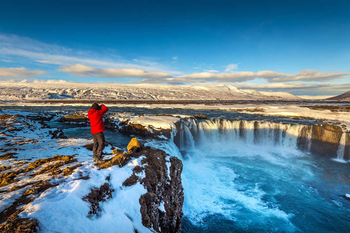 Waterfall in Iceland