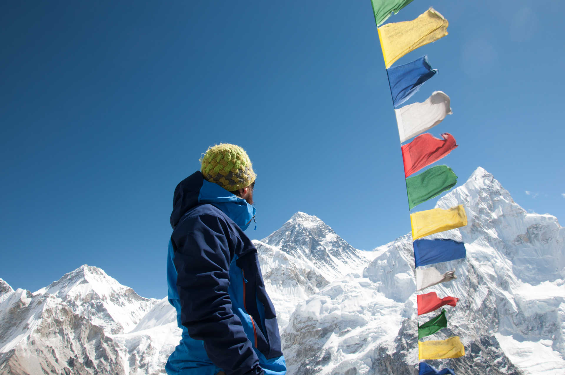 Hikers in the Everest region